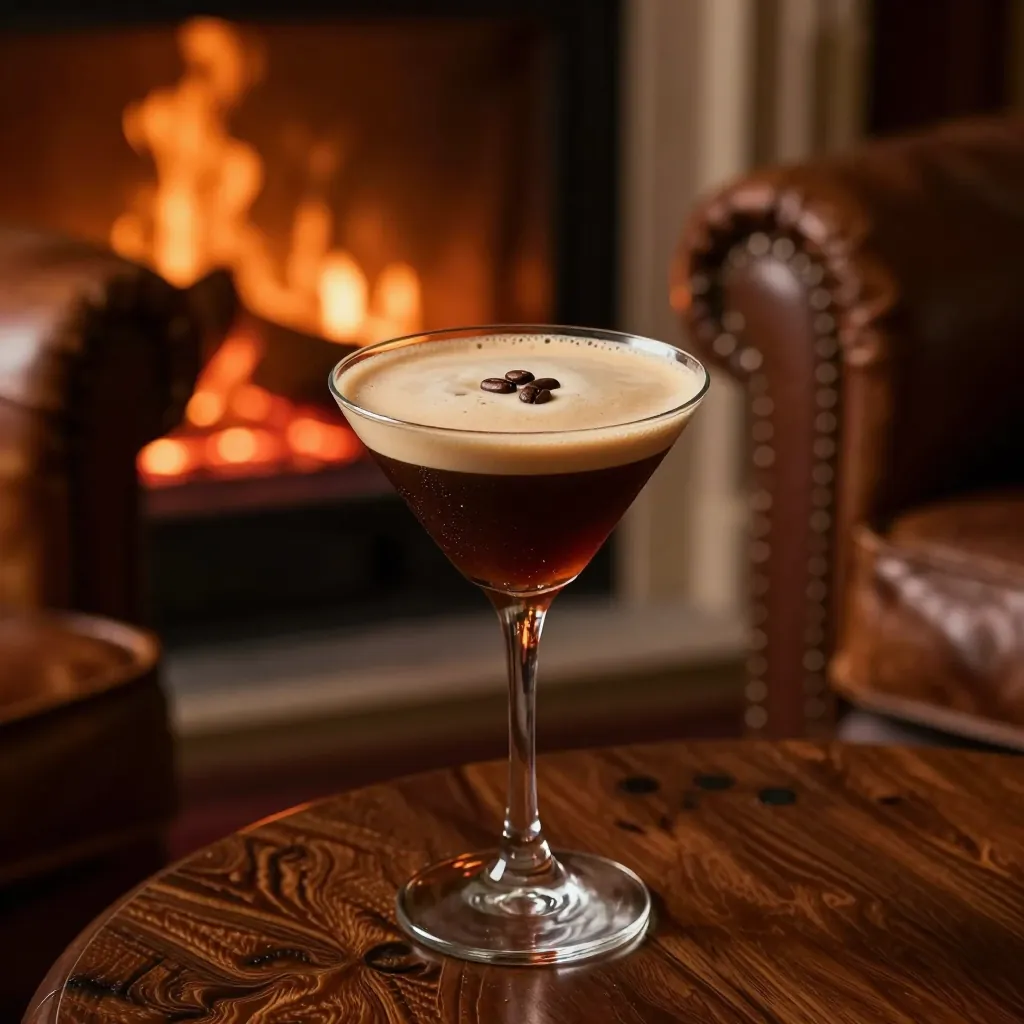 Espresso Martini in a coupe